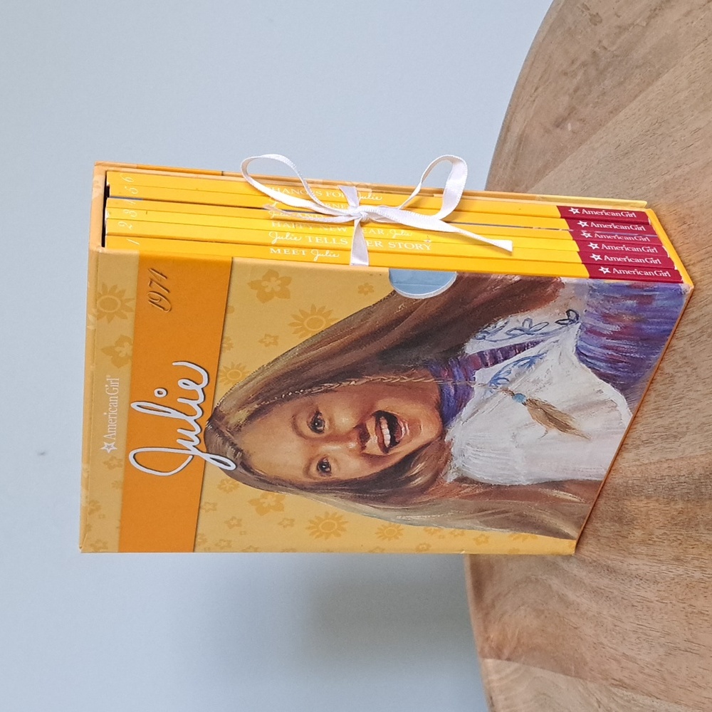 American Girl Julie 1974 6-Book Box Set with Game (American Girl Collection)